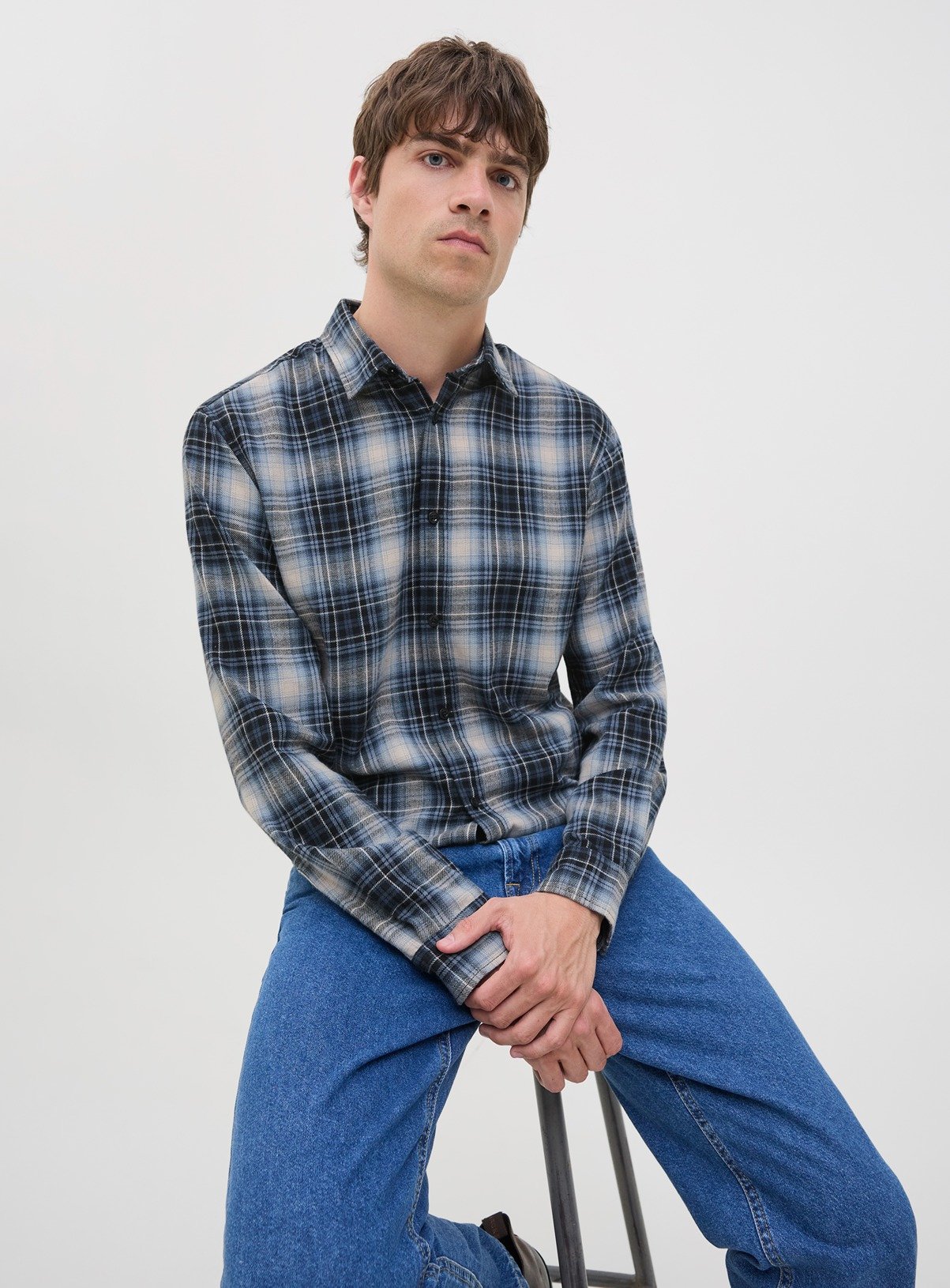 JJ REBEL Jett Shirt Long Sleeved Dark Blue XL - Image 2 thumbnail
